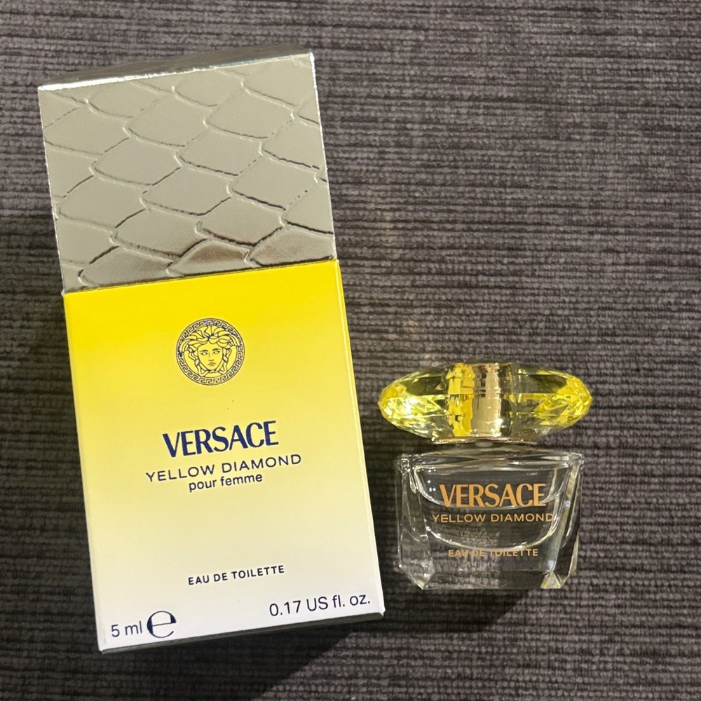 Versace Yellow Diamond miniature collectible in box